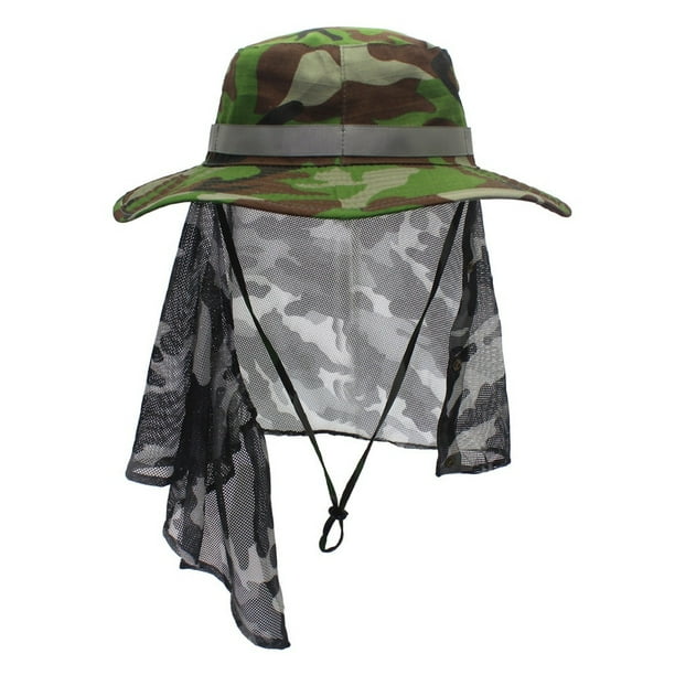 Azue Summer UV Protection Hat for Women Unisex Sun Hats Caps with Wide Brim & Loops Fishing Hats Camouflage Azue Summer UV Protection Hat for Women Unisex Sun Hats Caps with Wide Brim & Loops Fishing Hats Camouflage